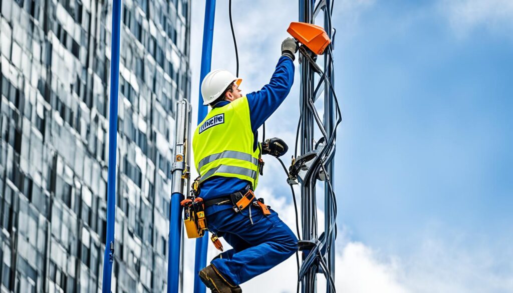 Instalación de líneas de vida